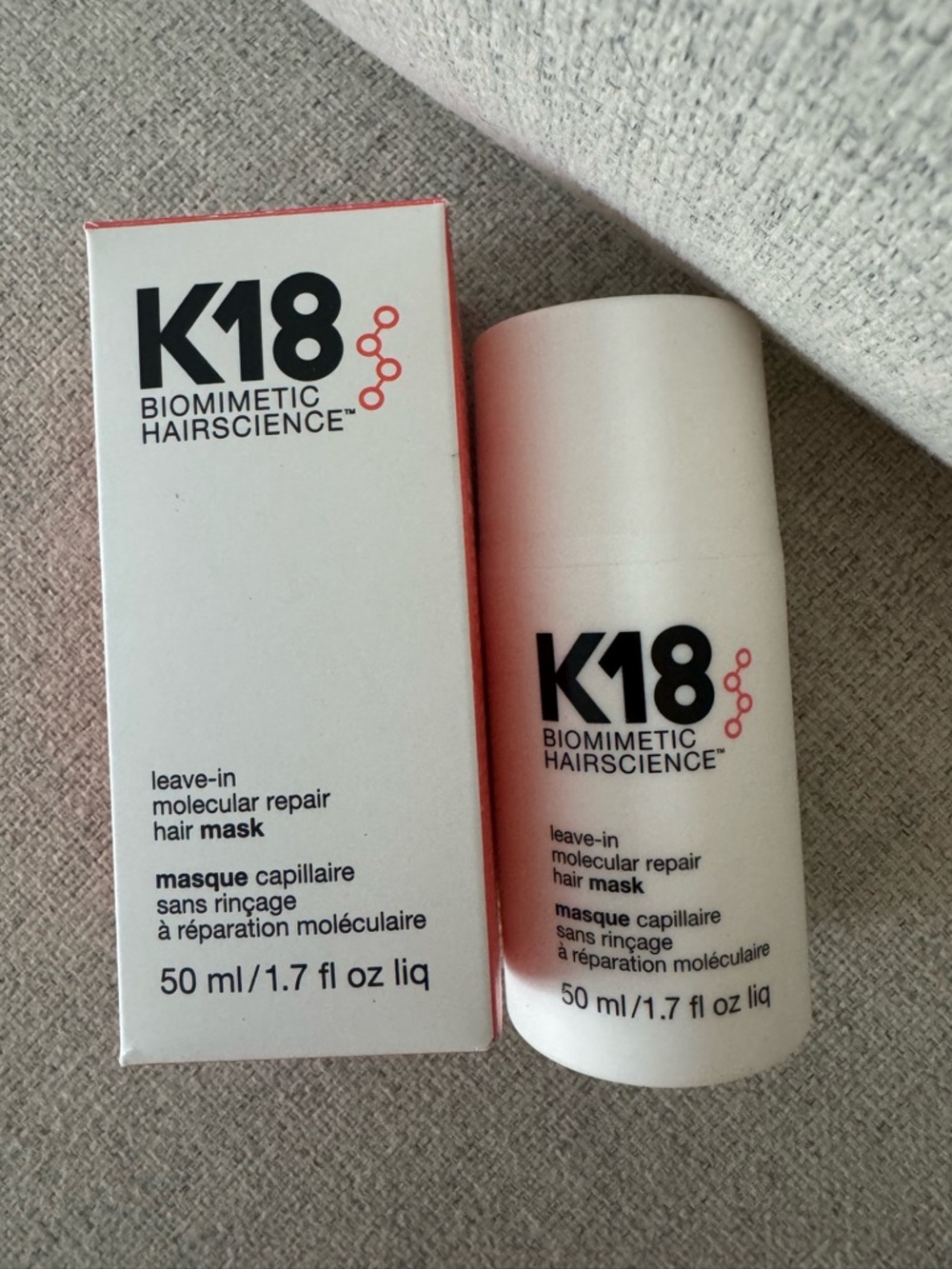 K18 Biomimetic Hairscience Leave-In Molecular Repair Hair Mask